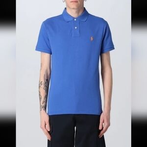 Polo Ralph Lauren Cotton Henley Collar Shortsleeve Hi-Low Polo Shirts XL Men